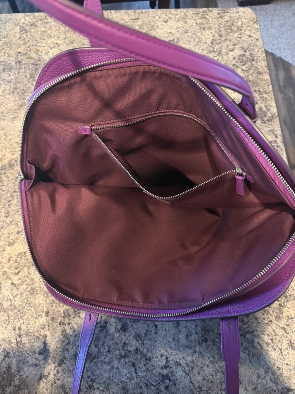 Kate Spade Purple Maise Carryall - Picture 10 of 11